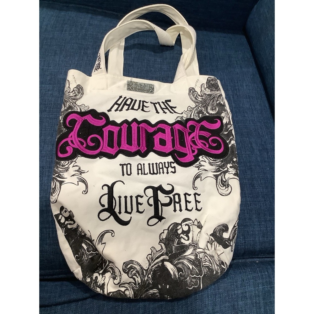 Vintage Rare  Blac Label 1968 Have The Courage To Always Live Free Bag
